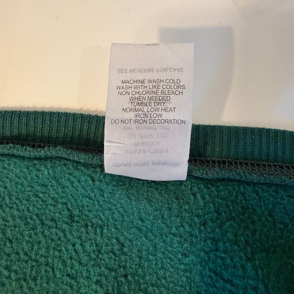 Disney Mickey Mouse Green Sweatshirt 2X Plus Oversized Cozy Streetwear - Picture 5 of 8